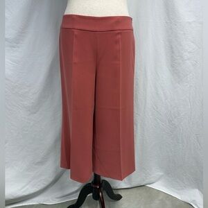 Medeleine coral crop wide leg pants